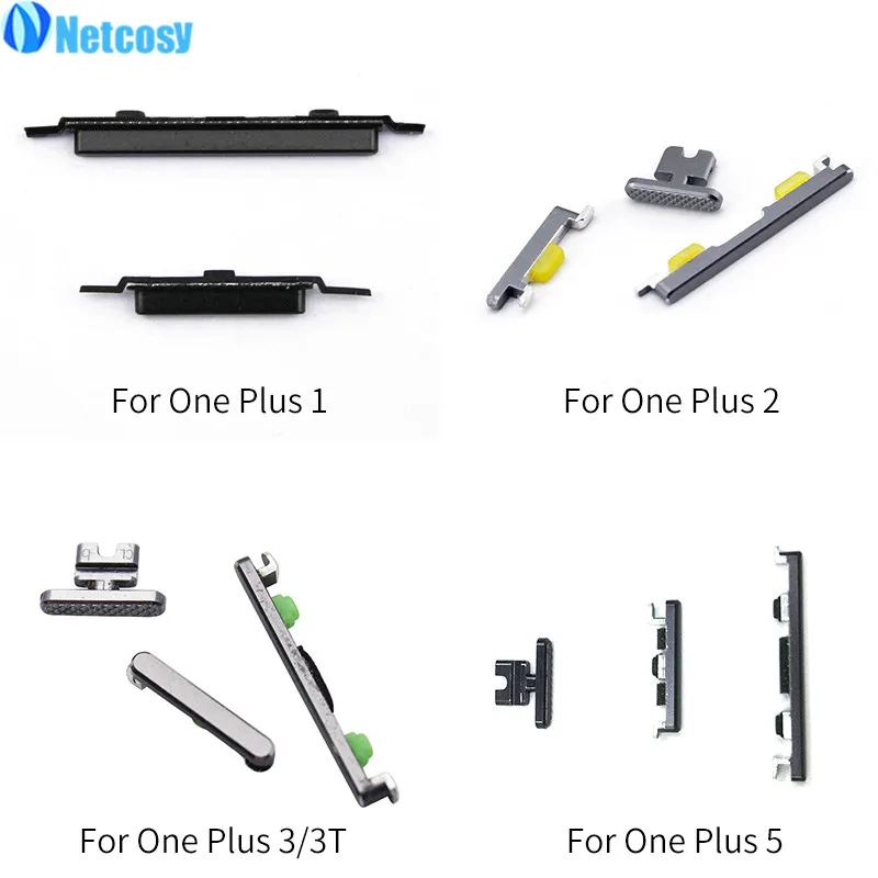 

Netcosy Power Button + Volume Button For Oneplus 1+ 1 A0001 2 A 2005 3 A3000 3T A3010 5 A5000 Buttons Replacement Parts
