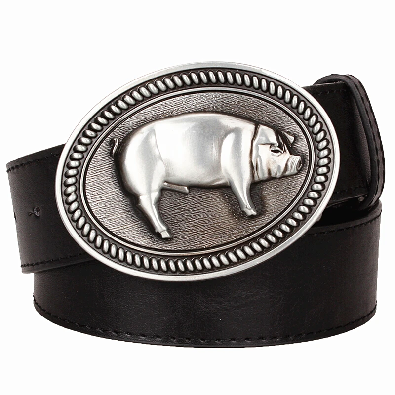 pig belt buckle