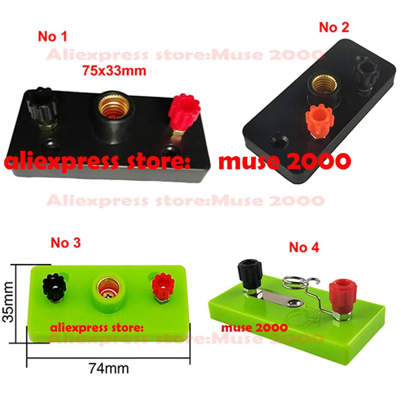 

teaching experienve E10 Bulb Socket physical teching experience School teach equitment circuit connector laboratory science
