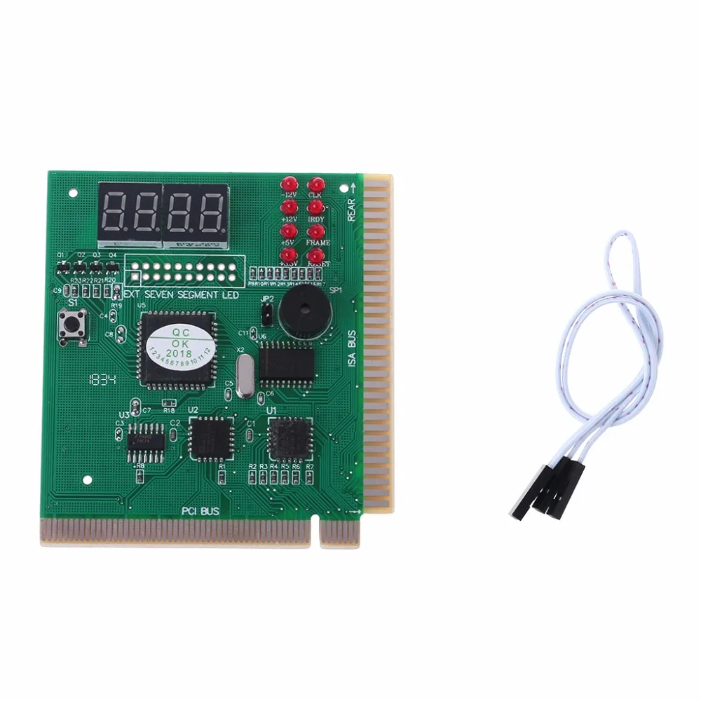 

For 4Digit PC Computer Diagnostic Card Motherboard Mainboard POST Tester PCI ISA