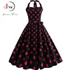 Women Sexy Halter Backless Polka Dot Dress Party Prom Office Dresses  Summer Elegant Vintage Swing 50s Rockabilly Sundress ► Photo 1/6