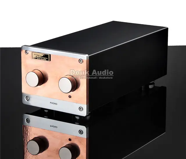 Douk Audio MM Vacuum Tube Phono Preamplifier LP Turntable Hi Fi 12AX7