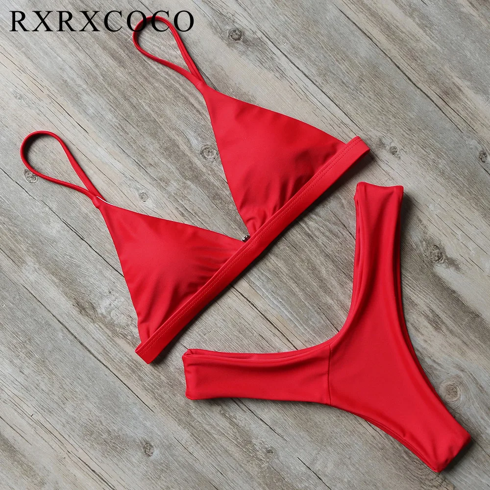 RXRXCOCO 2019 горячие сексуальные бразильские бикини женские Купальники Топ бандажный