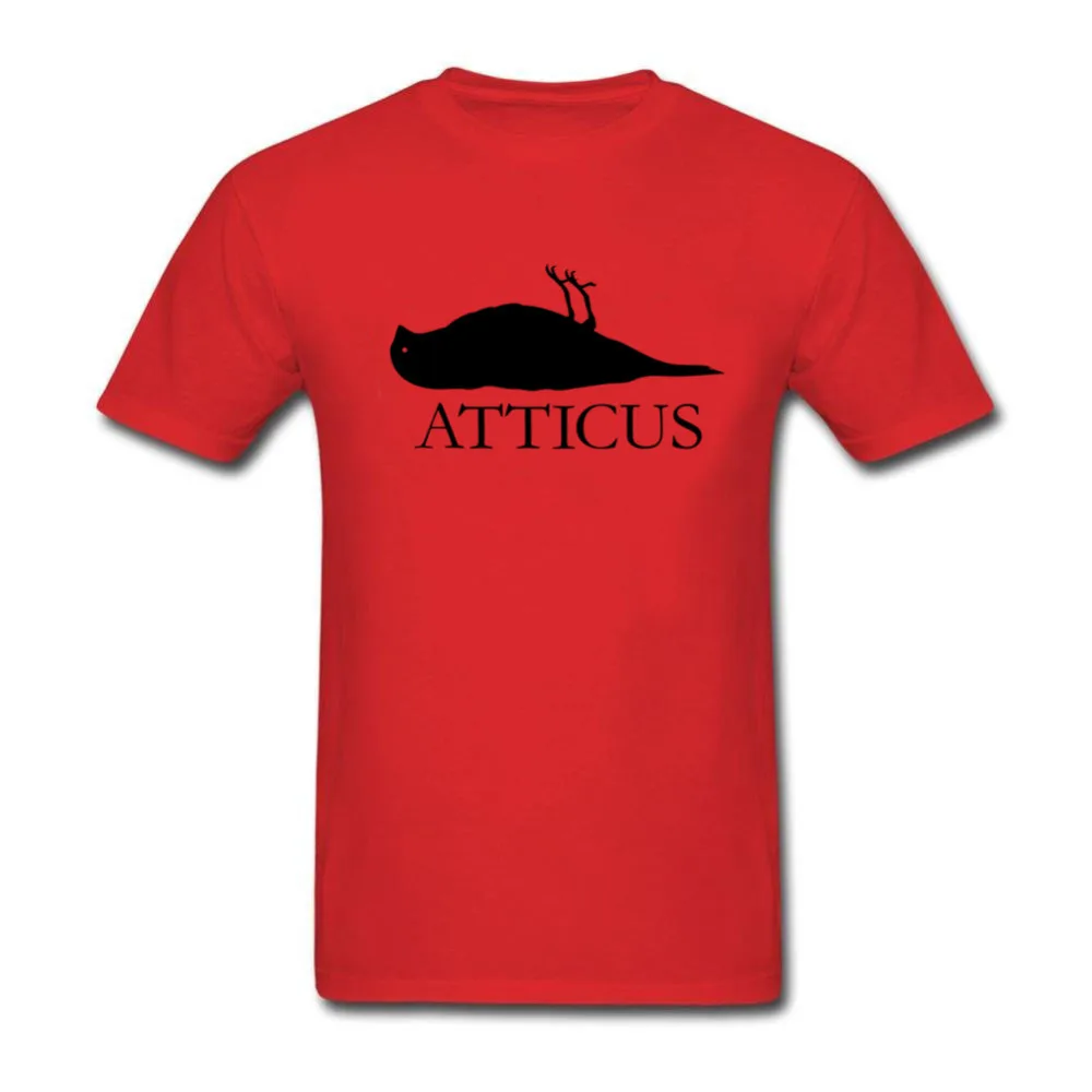 Новинка брендовая футболка ATTICUS с логотипом мертвой птицы Мужская