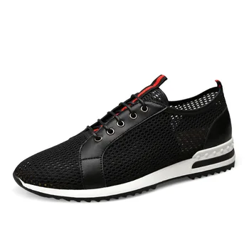 

Summer Handsome Mesh Skateboarding Shoes Youth Man Outdoor Sport Basketball Walking Shoes Breathable Mens Athletic Jogging Shoes