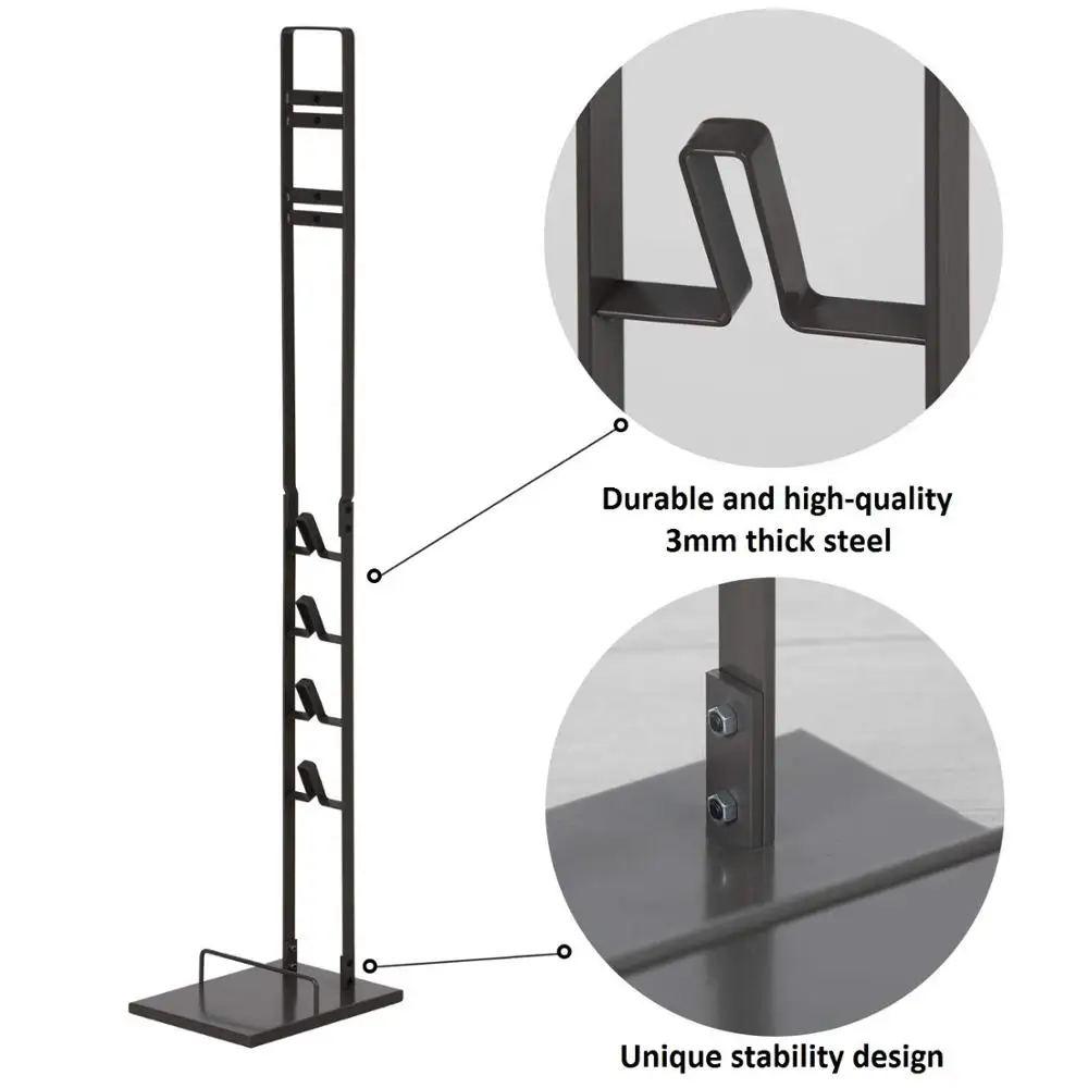 Support De Rangement En Metal, Compatible Avec L'Aspirateur Balai Sans Fil  Dyson V11 V10 V8 V7 V6 - 22×34×131cm - Noir