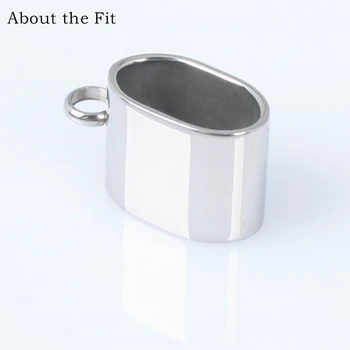 

About the Fit 4.5x9mm 316L Stainless Steel Pendant Accessories Bead Clasp DIY Bracelet Charms Crafts Findings Buckles Connectors
