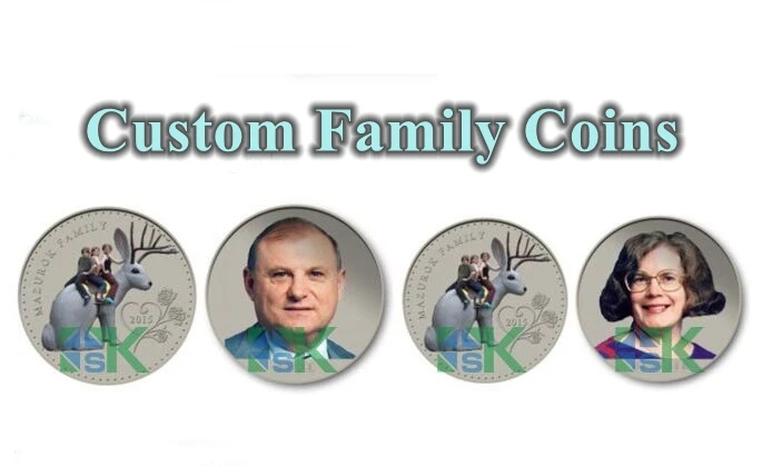 Creative and special Xmas Christmas gift coin 2016 Canada Custom Design How to make custom gift
