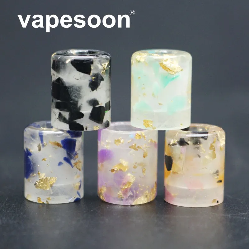 

New arrival Noctilucent Drip Tip Luminous E-Cigarette Mouth Fit LostVape Orion Q Pod Kit /DNA GO Pod Kit Fast Shipping