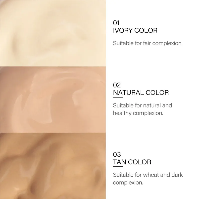 Профессиональный Полный охват Жидкая Основа основа для лица макияж натуральный цвет отбеливающий консилер стойкий праймер макияж TSLM1