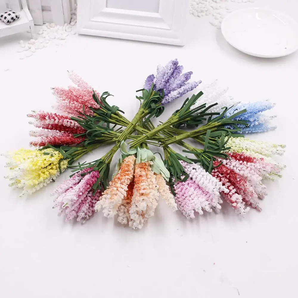 

new (10pcs/lot)DIY Wreaths artificial flowers lavender PE Starry bride wrist flower wedding flowers home decoration