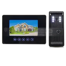 DIYSECUR Video Door Phone Intercom System 7″ Color LCD Monitor 700TVL CCD Camera 1v1
