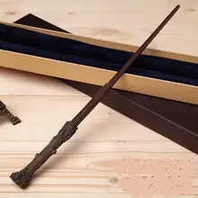 Высокое качество металлический сердечник люкс COS Albus Дамблдор Волшебная палочка волшебная палочка с подарочной коробкой пакет Косплей