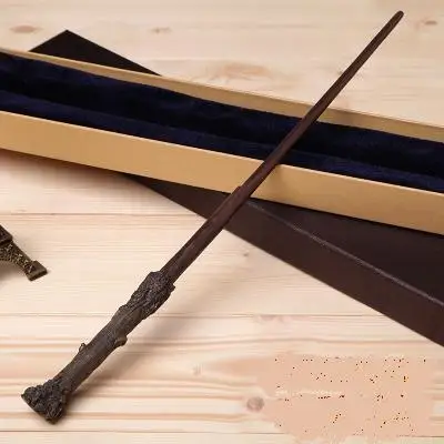 

High Quality Metal Core Original Deluxe COS Albus Dumbledore Magic Wand Magical Stick With Gift Box Pack Cosplay