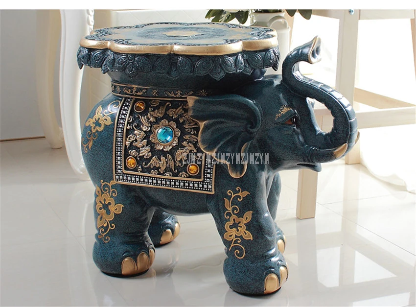 Европейский стиль Lucky слон дизайн низкий стул для гостиная домашнего интерьера украшения орнамент Османской свадебные подарки