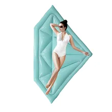 175*105 см гигантский надувной бриллиантовый бассейн поплавок синий аттракцион плавательный матрас для взрослых Вода Праздничная Вечеринка игрушка шезлонг Piscina, HA069