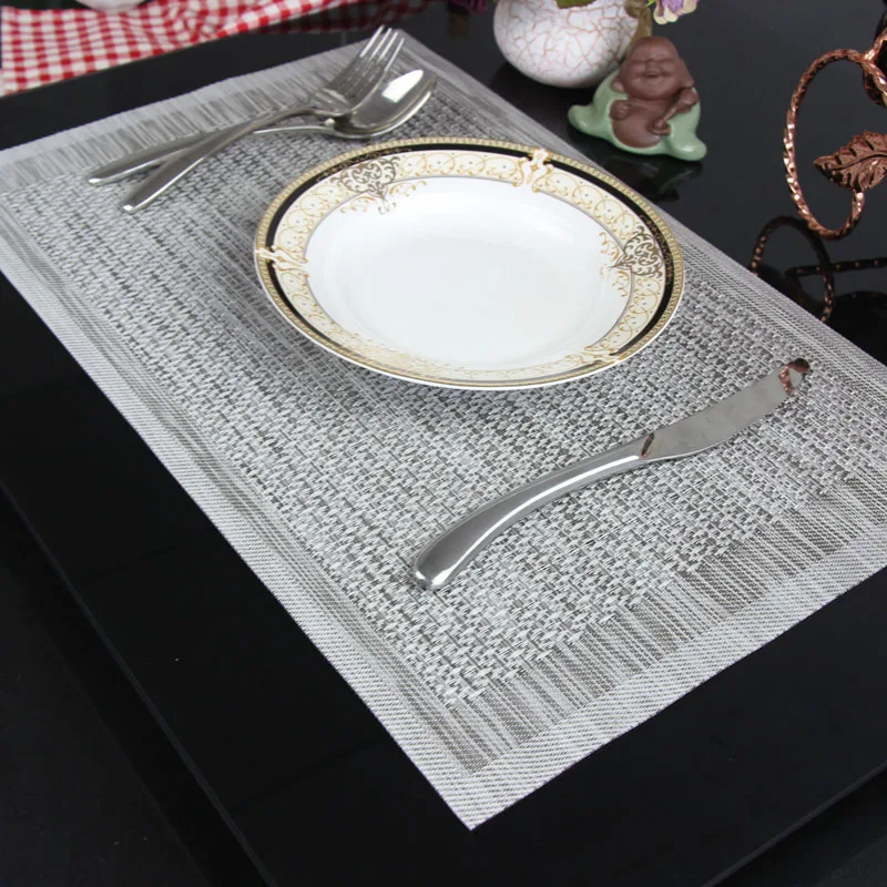LIYIMENG 4 шт./лот подставки для кружек термоизолированная посуда ПВХ Декор кухня обеденная миска блюдо водонепроницаемый коврик Настольный коврик