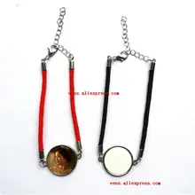 Сублимационный пустой красный пустой красные браслеты для женщин Горячая передача браслет с принтом ювелирные изделия diy расходные материалы arrvial 20 шт./лот