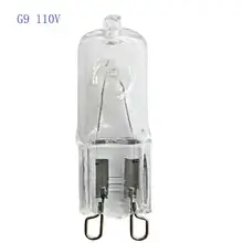 1 шт. 110V супер яркий G9 галогенная лампа 25/40/50 Вт галогенные лампы 2700 к с теплым белым светом для использования внутри помещений