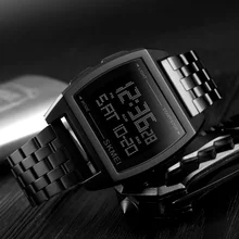SKMEI 1368 мужские часы Топ люксовый бренд спортивные часы электронные цифровые мужские наручные часы мужские водонепроницаемые мужские часы