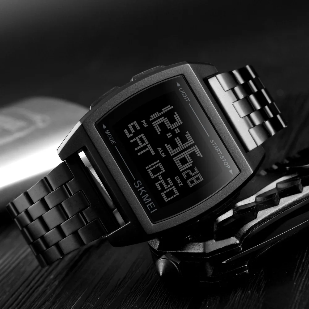SKMEI 1368 мужские часы Топ люксовый бренд спортивные электронные цифровые наручные