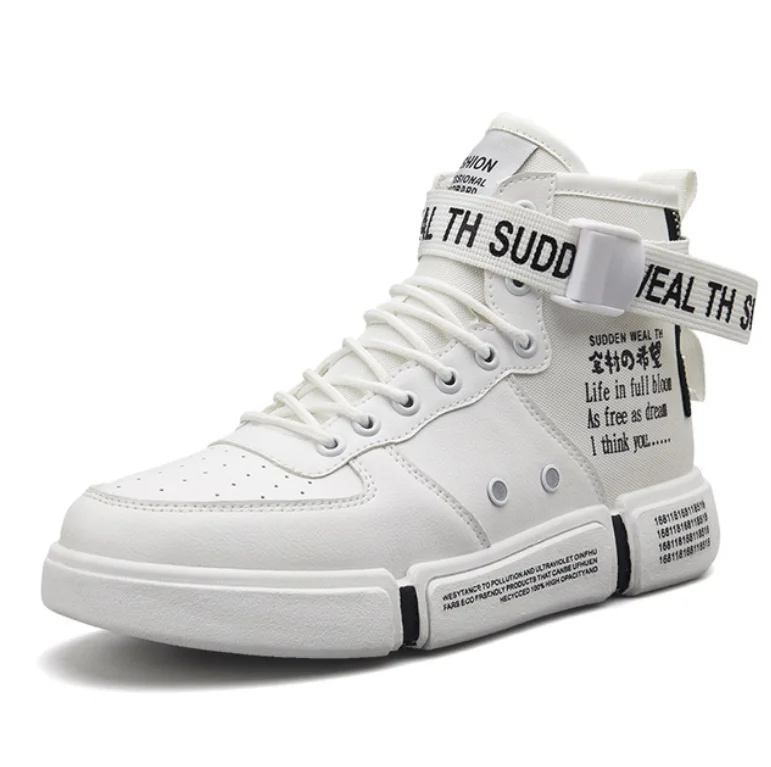 

New Breathable spring men's shoes casual high tide shoes Korean version of the trend of wild canvas shoes