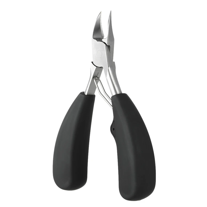 

2 in 1 Nail Cutter Cuticle Scissor Nail Cleaner Stainless Steel Pedicure Manicure Set With Storage Box Nail Grooming Kit