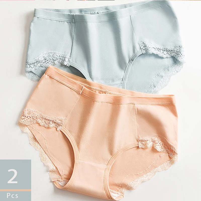 

women's underwear set lace sexy panties shorts lingerie cotton briefs Mid-Rise Panties for women Cotton Briefs culottes 2019 new