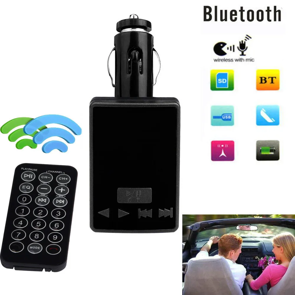 

2019 Bluetooth USB Car Charger LCD Car Kit MP3 Bluetooth Wireless Adapter FM Transmitter With Hands-Free Calling