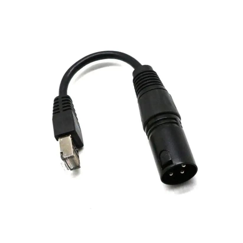 HIPERDEAL Новый 15 сантиметровый адаптер для кабеля RJ45 в XLR 3 контактный штырьковый