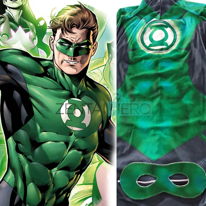 

3D Printed Green Lantern Cosplay Costume Newest Comic Spandex Zentai Superhero Costume Halloween Adults Kids Bodysuit Jumpsuit