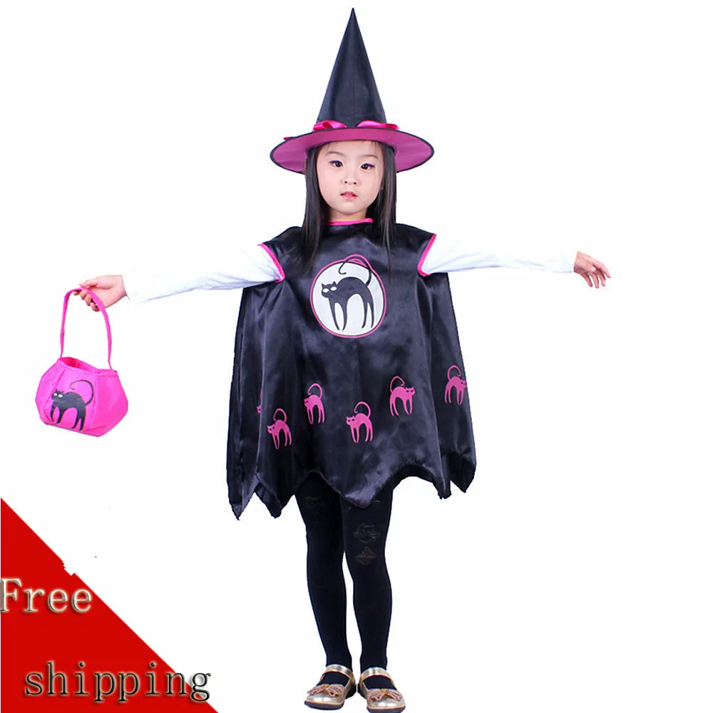 

120 г, детская одежда, платье ведьмы, сумка, ведьма, шляпа, шоу, набор для вечеринок