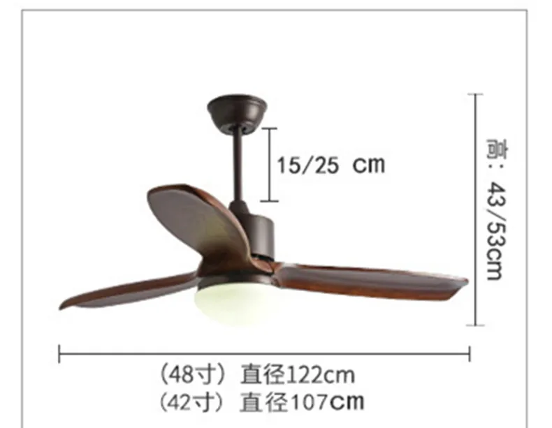 Скандинавский винтажный лаконичный деревянный светодиодный потолочный вентилятор с подсветкой Лофт гостиная ресторан кафе современный подвесной вентилятор с пультом дистанционного управления