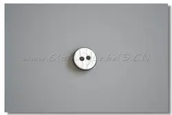 Кнопки для шитья из смолы с тисненым логотипом, Швейные аксессуары, плоская спинка