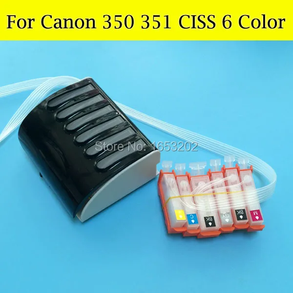 

Best CISS System For Canon PGI-350 CLI-351 PGI-350XL CLI-350XL 350 351 With Permanent Chip