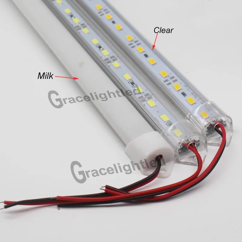 

5pcs*50cm DC12V SMD 5730 LED Hard Rigid LED Strip Bar Light Aluminium shell +pc cover LED Bar Light 5730