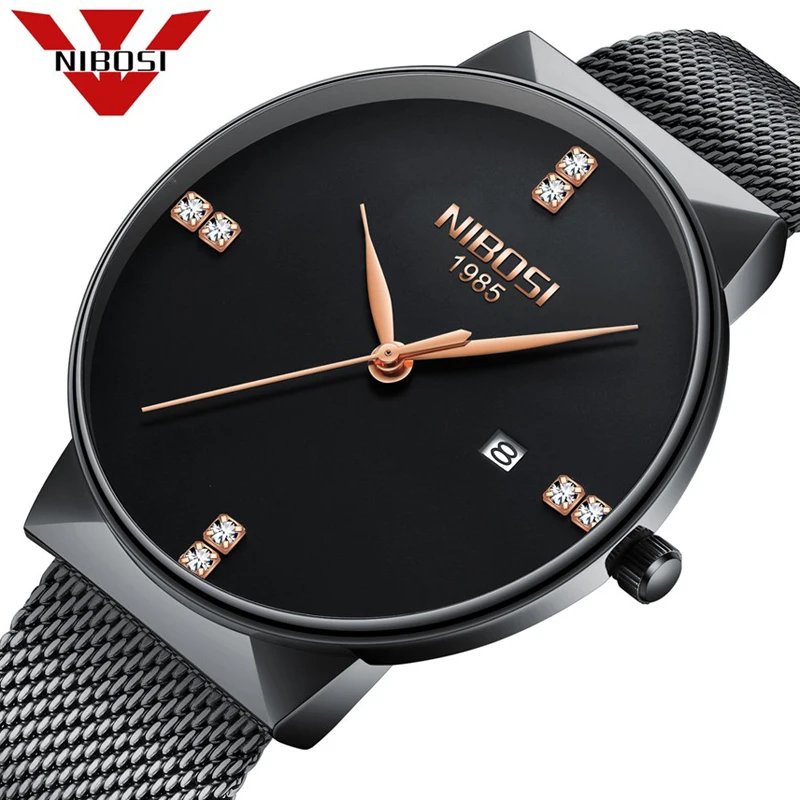 

2019 Fashion NIBOSI Watches Sport Steel Clock Top Quality Military Men's Male Luxury Gift Wrist Quartz Watches relogio masculino