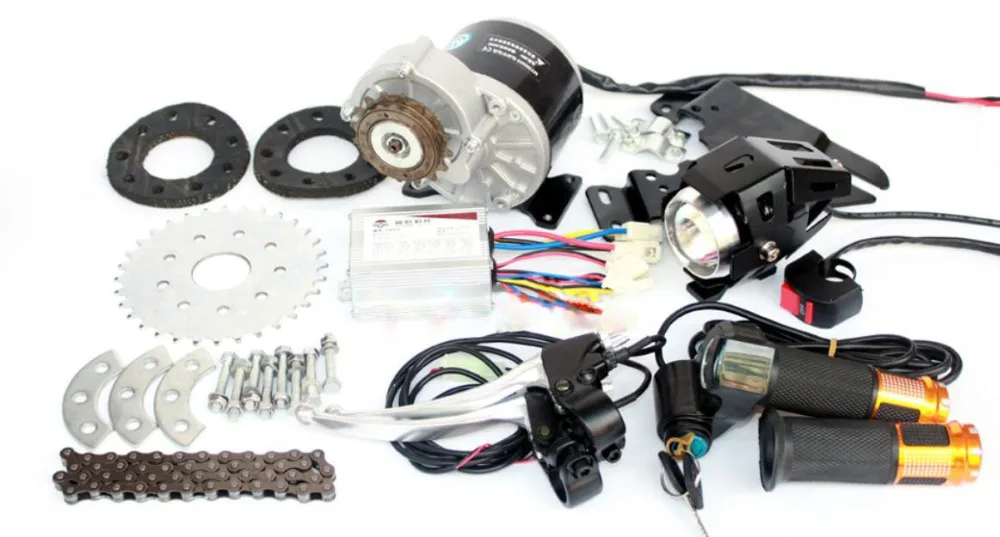 

350W Motor Kit For Bike Wheel Spokes Newest Conversion Kit For Speed Gears Bike Economical Convert Electric City Bike