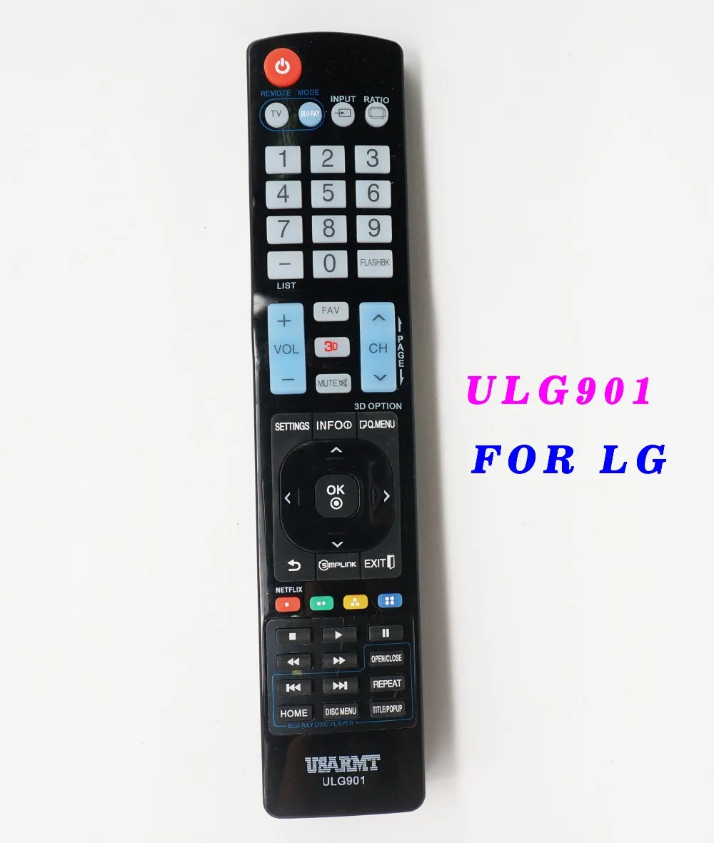 New Universal ULG901 Remote Control For LG MOST MODELS TV Blu ray DISC