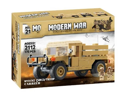 Decool 2111 War M1025 машина для переоборудования brink humvee 235 шт. строительные блоки
