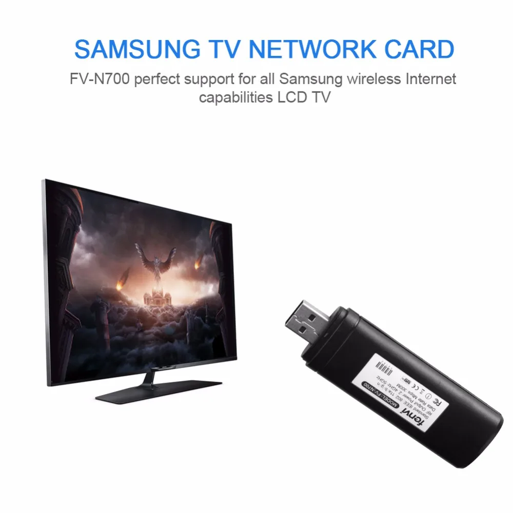 AH-LINK USB tv беспроводной Wi-Fi адаптер WLAN LAN адаптер Wifi USB для samsung Smart tv WIS12ABGNX WIS09ABGN 300M Wifi приемник