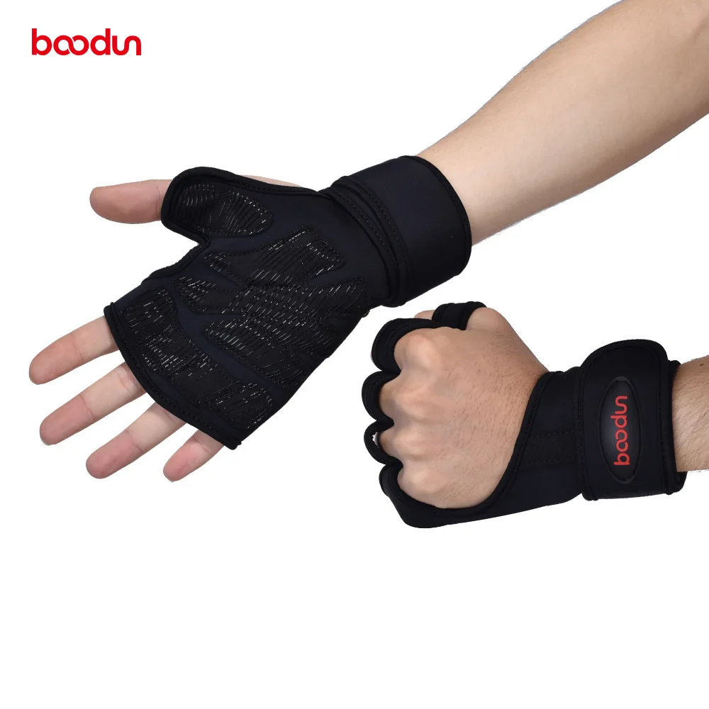 

Professional Men Women Weight Lifting Gym Gloves with Wrist Strap Weightlifting Sport Gloves Fitness Training Workout Gloves