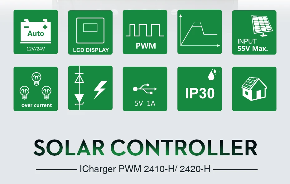 EASUN POWER Solar Charge Controller 10A PWM Solar Charge Controller LCD USB 5V Solar Regulator 12V 24V Voltage Regulator_02