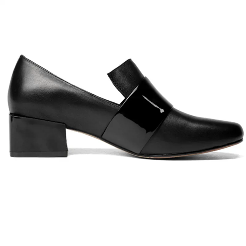 Genuino Morazora 42 Negro Estaciones Tamaño Popular Mujeres Bombas Cuatro Moda plata Grande Nuevo Llega Cuero 34 Solo Mujer Zapatos De T4wTg7qrn