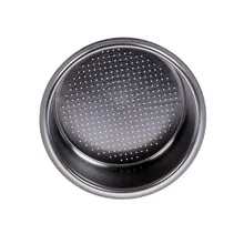 1 шт. высокое качество серебро Нержавеющая сталь кофе 2 чашки 51 мм не под давлением фильтр корзина бытовой кофе инструменты