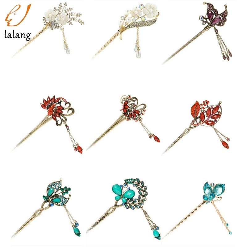

New Ornaments Elegant Sexy Butterfly Hair Ornaments Flowers Korean Accessories Tassel Headdress