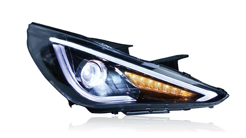 HID, 2011~, автостайлинг, фара Sonata, Solaris, accent, Elantra, Genesis, i10, i20, santa fe, tucson, lantra; Sonata Головной фонарь