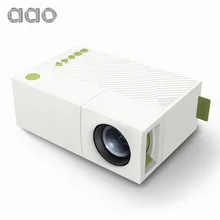 AAO YG300 Mini Portable LED Projector For Home Theater Game YG-300 YG310 Beamer Player Support 1080P SD HDMI USB Children Gift