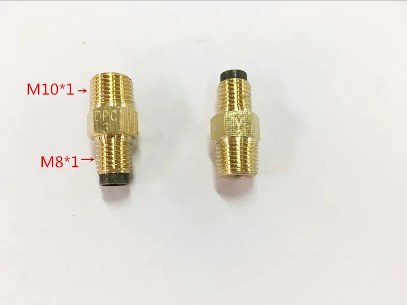 

10pcs M8*1 inlet-M10*1outlet Brass metering unit DPC-3 for centralized lubrication system/CNC machine centre