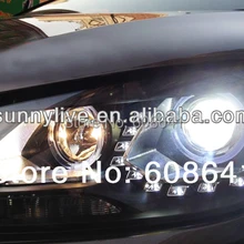 Для VW Touran Светодиодный прожектор на голову объектив 2011-12 лет PW